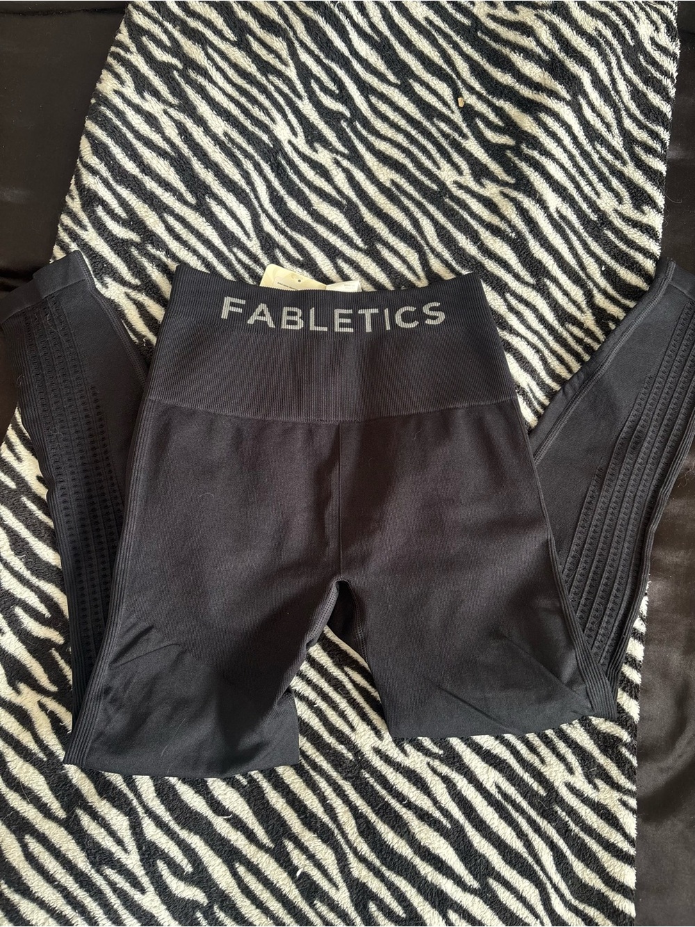 Fabletics Black Girls' High-Waist Seamless Leggings